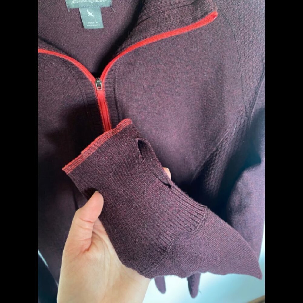 Eddie Bauer Quarter Zip - Large - Picture 4 of 6